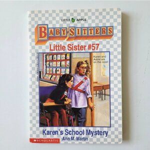 5/$15 Book Baby-Sitters Club Little Sister 57 Karen's School Mystery Ann Martin